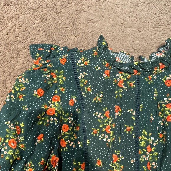 Urban Outfitters x Laura Ashley Green Floral Dress - Picture 4 of 4